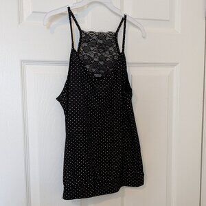 Hiatus camisole style racerback blouse size large